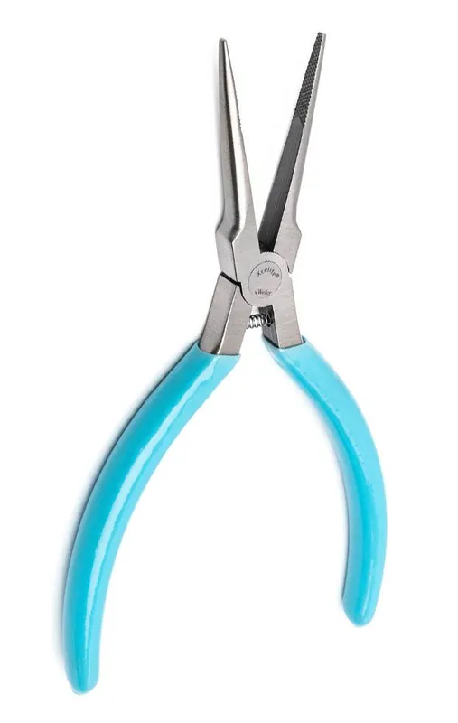 Xcelite LN775512VN ESD-Safe Slim Line Long Needle Nose Pliers with Serrated Jaw, Fine Pointed Tips & Ergonomic Handles, 5.5" OAL