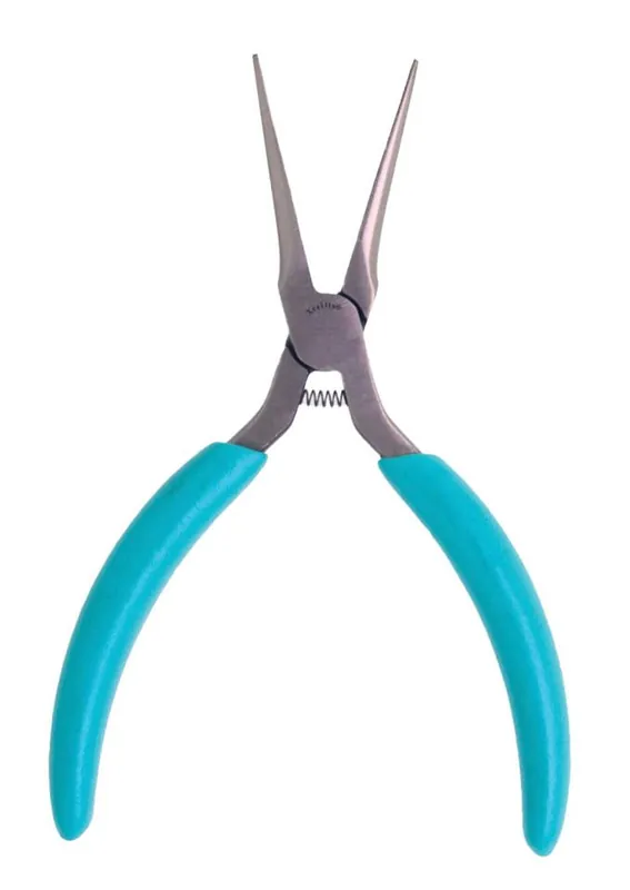 Xcelite LN775512GN ESD-Safe Slim Line Long Needle Nose Pliers with Smooth Jaw, Fine Pointed Tips & Ergonomic Handles, 5.5" OAL