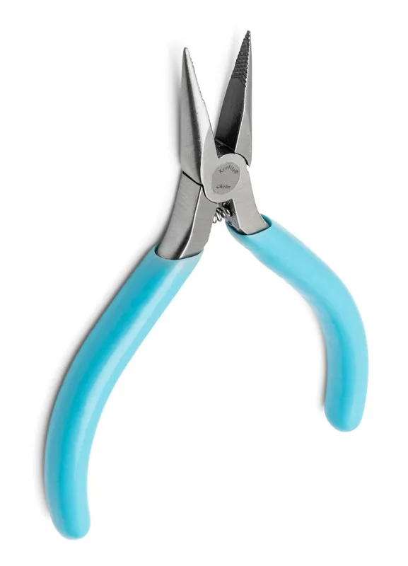 Xcelite L4GN ESD-Safe Subminiature Long Needle Nose Pliers with Smooth Jaw, Fine Pointed Tips & Ergonomic Handles, 4" OAL