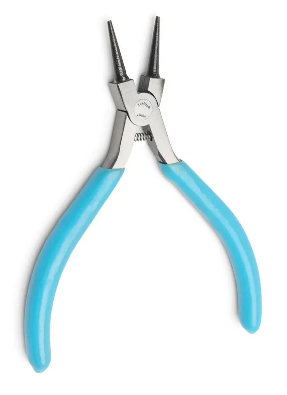 Xcelite RN54N ESD-Safe Round Nose Pliers with Smooth Jaw, Tapered, Fine Pointed Tips & Ergonomic Handles, 4.5" OAL