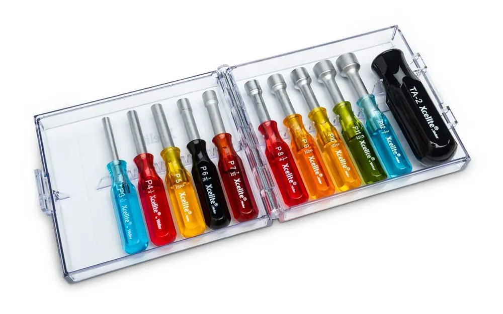 Xcelite PS120N 11-Piece Compact Midget Inch Nut Driver Set