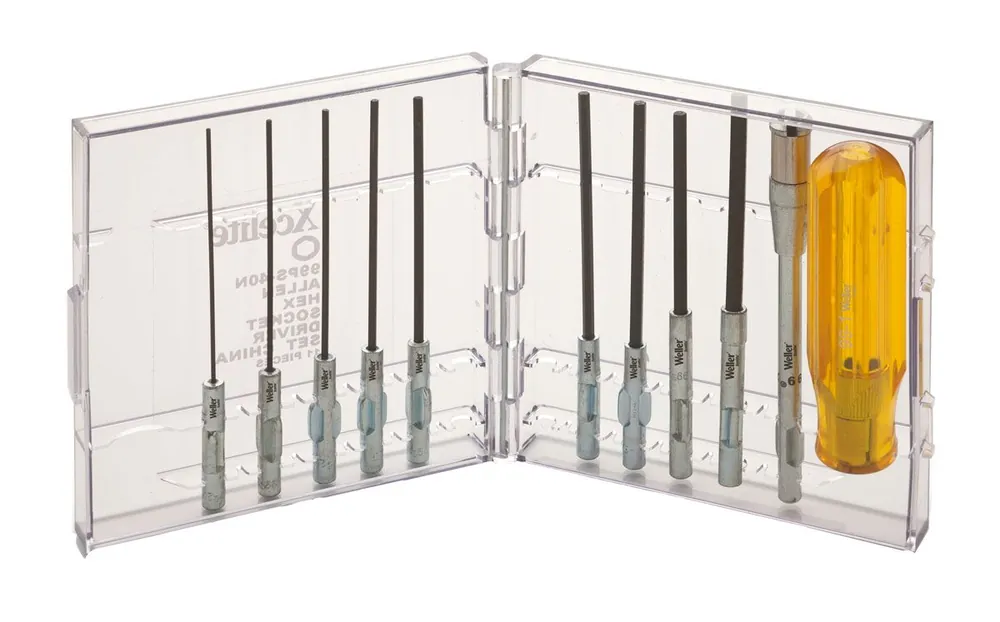 Xcelite 99PS40N 11-Piece Series 99® Allen® Hex Socket Driver Set