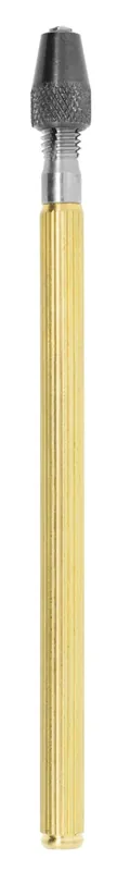 Excelta 227A ★★ Brass Pin Vice with 0.0"-0.015" Chuck Opening, 3.5" OAL