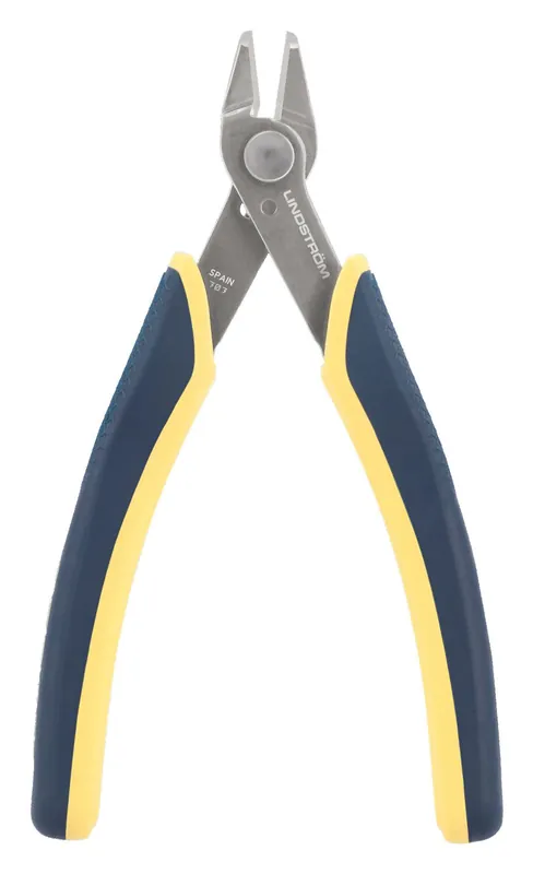 Lindstrom 6152SS EDGE ESD-Safe Tapered Head Flush Stainless Steel Shear Cutters, 5.28" OAL