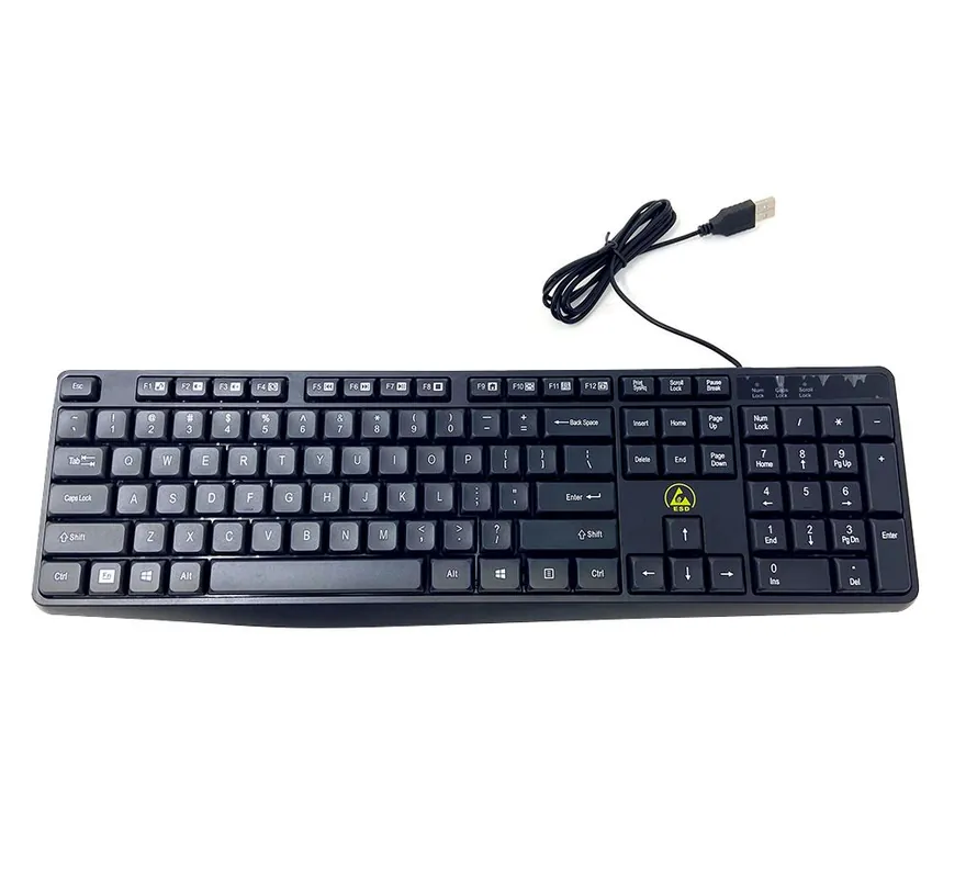 Transforming Technologies ESDKB2000 Anti-Static ESD-Safe Keyboard