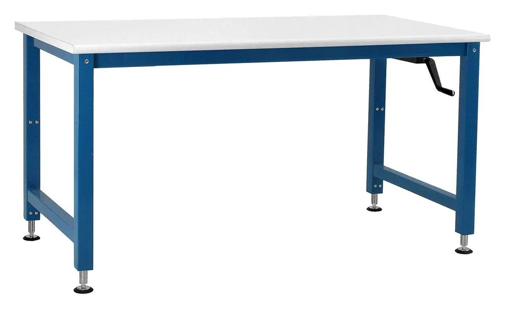 BUILT RIGHT A-Series Height Adjustable Workbench with ESD Laminate