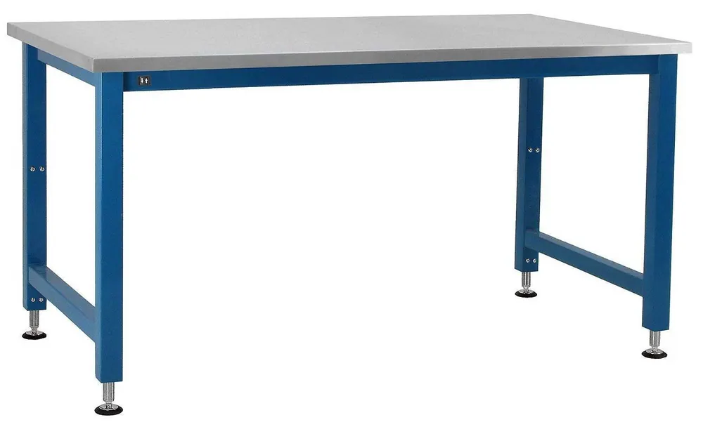 BUILT RIGHT A-Series Height Adjustable Workbench with Stainless Steel Work Surface
