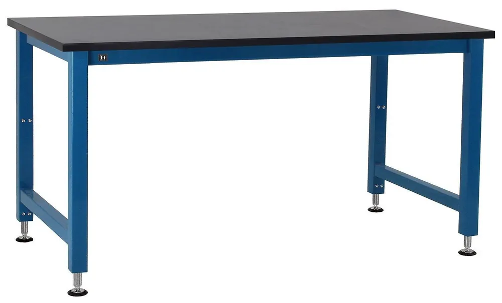 BUILT RIGHT A-Series Height Adjustable Workbench with 1" Phenolic Resin Work Surface
