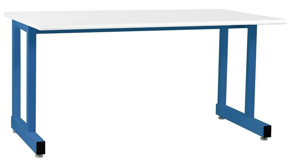 BUILT RIGHT D-Series Cantilevered Workbench with Cleanroom Laminate