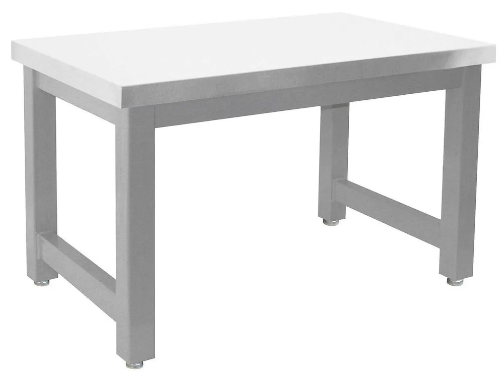 BUILT RIGHT H-Series Heavy-Duty Workbench with Stainless Steel Work Surface