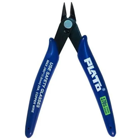 Plato 170S Platoshear Flush Extra-Strong Lead Cutter for 15 AWG, 5.125" OAL