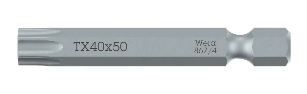 Wera 867/4 Z Torx® Bits, 50mm OAL