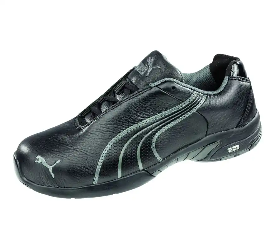PUMA Safety Velocity ESD-Safe Women‘s Low Leather Safety Shoe, Black