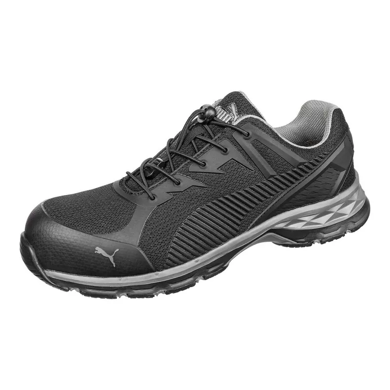 PUMA Safety Fuse Motion 2.0 ESD-Safe Men‘s Low Mesh Safety Shoe, Black