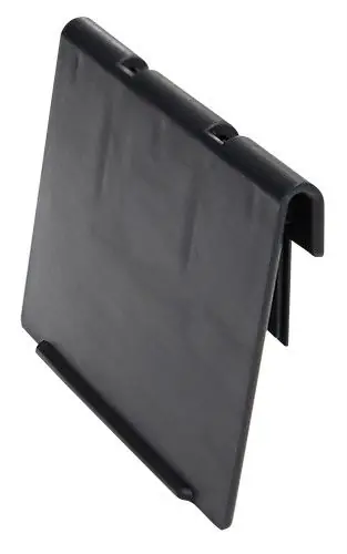 Quantum ELH410 10° Angle Extended Label Holder, 4" x 2.25" (Pack of 24)