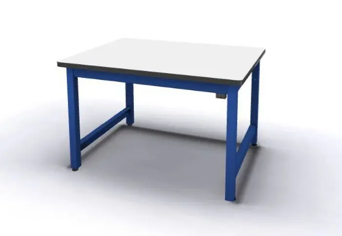 Production Basics Easy-Lift 4-Leg Workstation with ESD Laminate