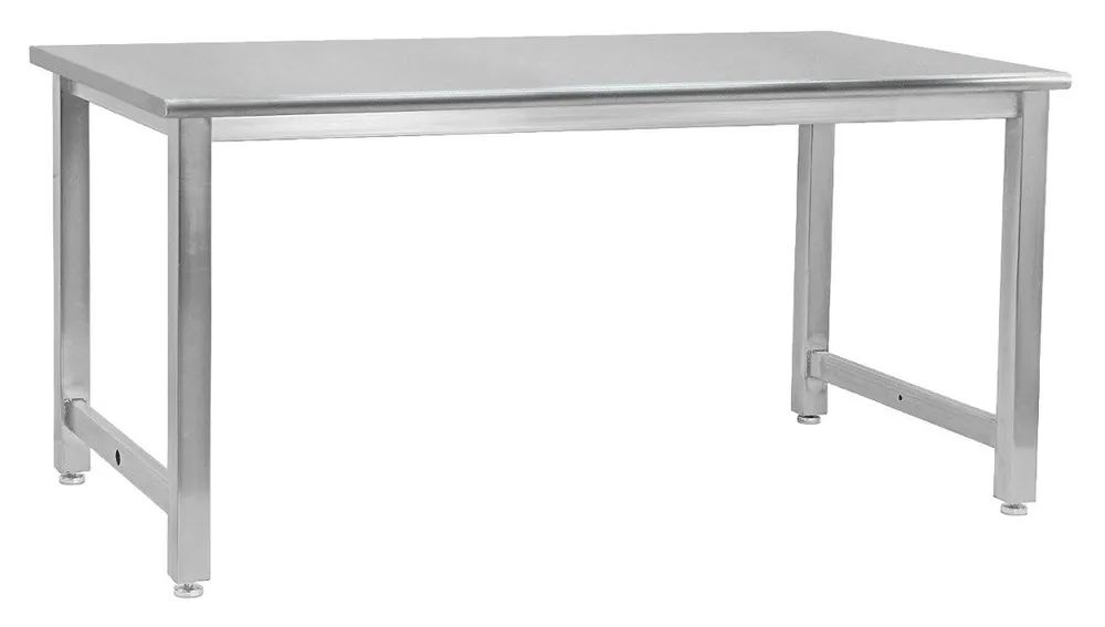 CleanPro™ Stainless Steel Cleanroom Workbench with Solid Top