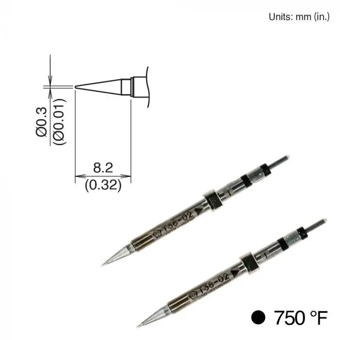 Hakko T38 Series Tweezer Soldering Tips