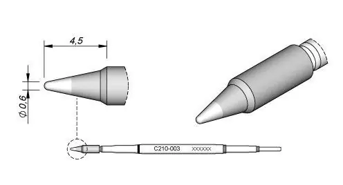 JBC C210 Series Soldering Cartridges