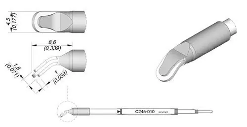 JBC C245 Series Specialized Soldering Cartridges