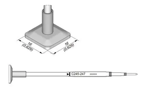 JBC C245 Series PLCC Soldering Cartridges