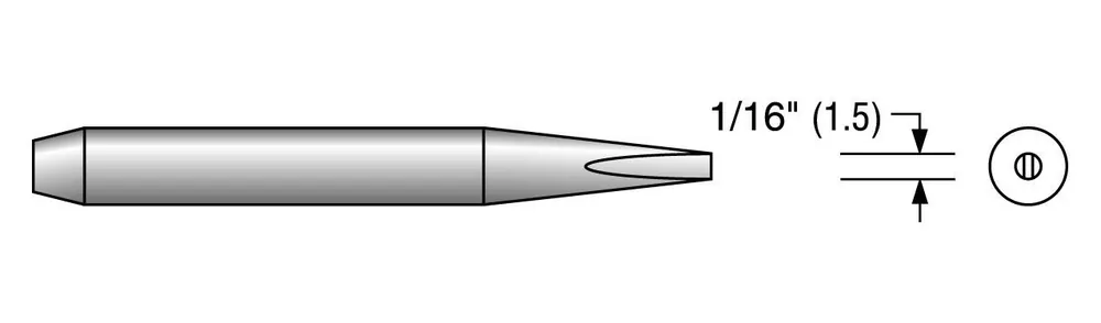 Plato 3/16" Soldering Tips for Pace PS-90 Intelliheat™ Handpieces
