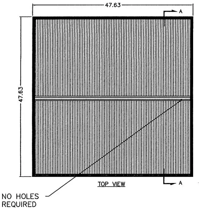 Envirco 69575-011 4‘ x 4‘ Replacement ULPA Panel Filter