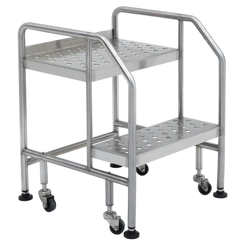 Terra Universal BioSafe® Stainless Steel Mobile Step Ladders