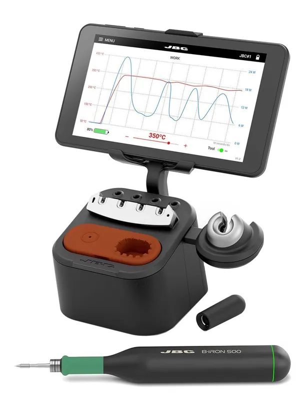 JBC BIS-5B B·iRON 500 Battery-Powered Soldering Station with Portable Display