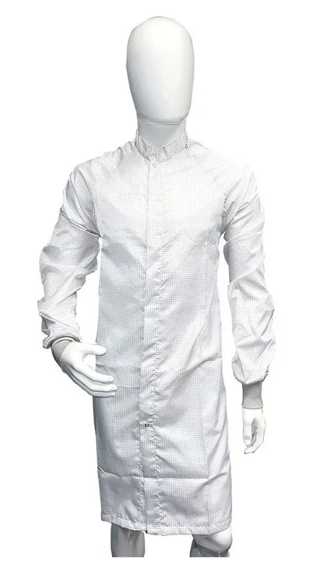 Transforming Technologies TX4000 ESD Grid Fabric Cleanroom Frocks