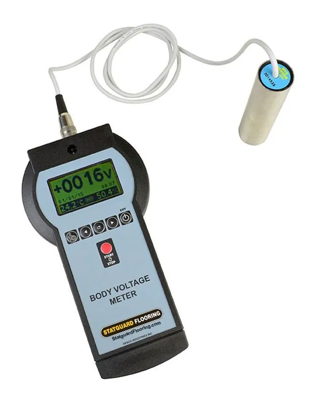 Statguard Flooring 46006 Handheld Body Voltage Meter, includes Calibration Certificate