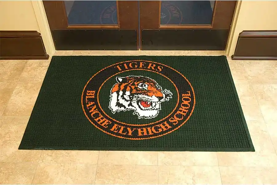 M+A Matting 2380 WaterHog Impressions HD® Indoor/Outdoor Wiper/Scraper Logo Mats with Fashion Border