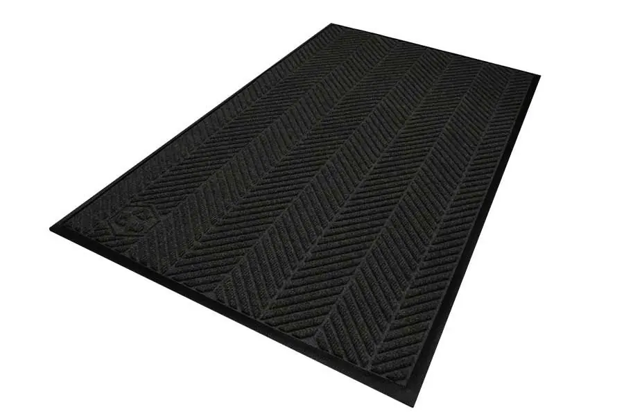 M+A Matting 2240 WaterHog® Max Herringbone Indoor/Outdoor Wiper/Scraper Mat with Classic Border