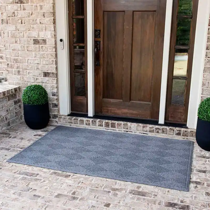 M+A Matting 221 WaterHog® Diamond Indoor/Outdoor Wiper/Scraper Mats with Fashion Border