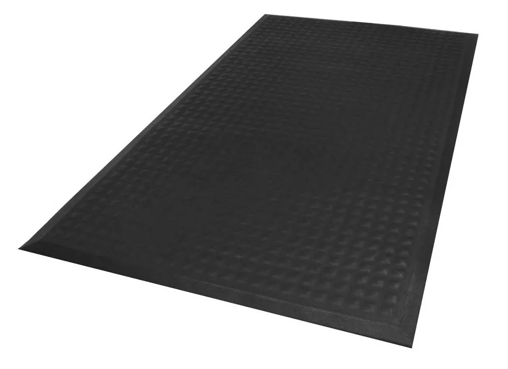 M+A Matting 594 Comfort Premier Indoor/Outdoor Wet/Dry Slip-Resistant Anti-Fatigue Mats, Black