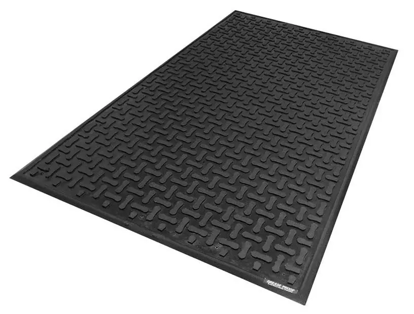M+A Matting 430 Comfort Scrape™ Indoor/Outdoor Wet/Dry Slip-Resistant Anti-Fatigue Mats, Black