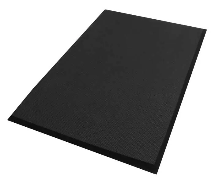 M+A Matting 494 Cushion Complete Indoor Wet/Dry Anti-Fatigue Mats, Black