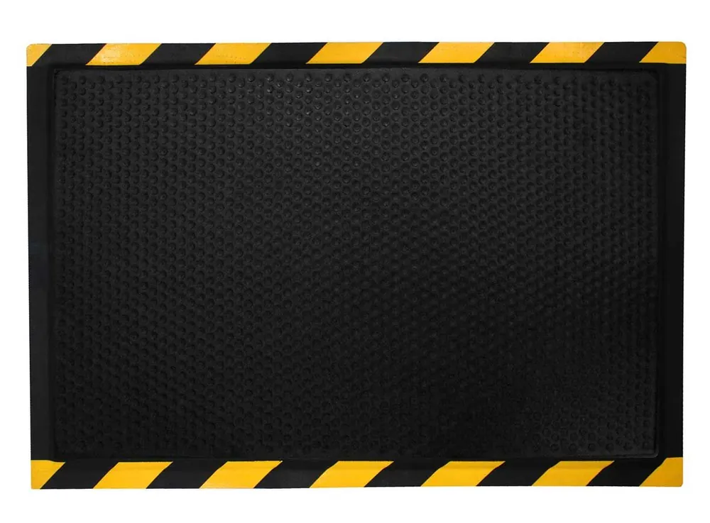 M+A Matting 475 DuraComfort Indoor Wet/Dry Grip Mats, Black
