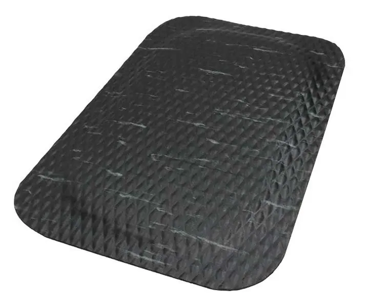 M+A Matting 448 Hog Heaven® Marble Indoor Anti-Fatigue Mats, Midnight Swirl