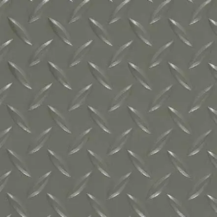 M+A Matting 784 3‘ x 75‘ Switchboard Military Diamond Plate Non-Conductive Matting, Gray