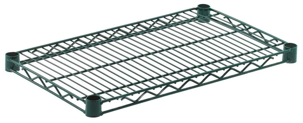 Olympic Green Epoxy Wire Shelves