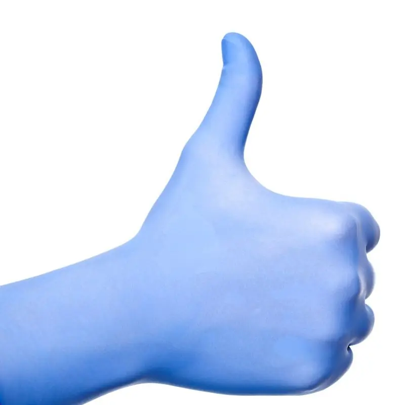 TechNiGlove Rival™ Medical-Grade Powder-Free Disposable 4 Mil Nitrile Gloves, Clean-Packed, Blue, 9.5" (Case of 2,000)