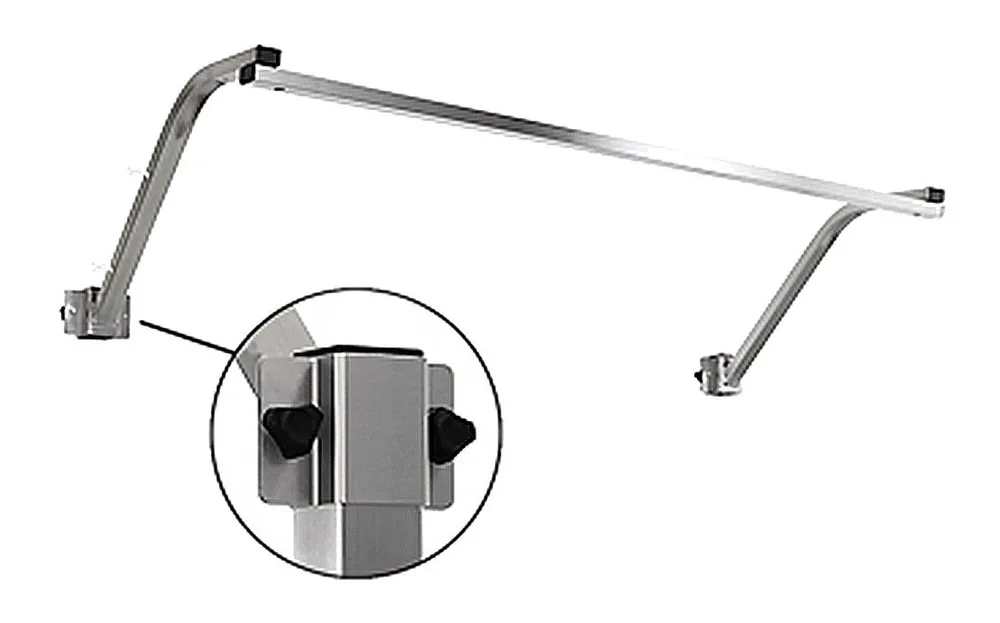 CleanPro Upright-Mounted Single-Sided 45° Stainless Steel Light Frames