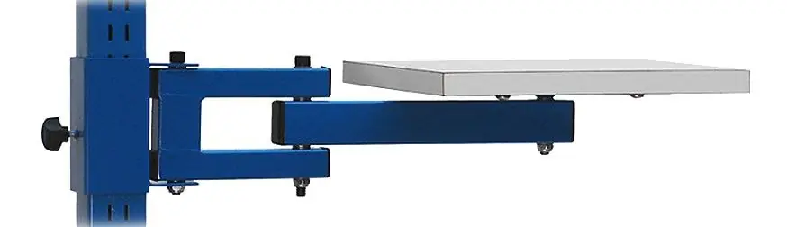 BUILT RIGHT Upright-Mounted Articulating Shelves