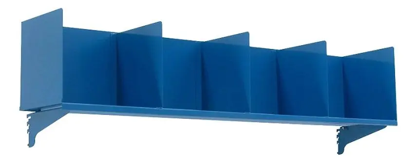 BUILT RIGHT Upright-Mounted Top Bin Shelves