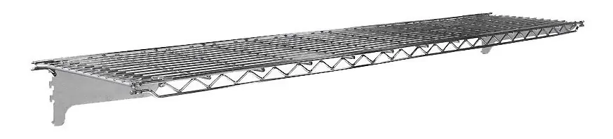 BUILT RIGHT Upright-Mounted Chrome Plated Wire Shelves