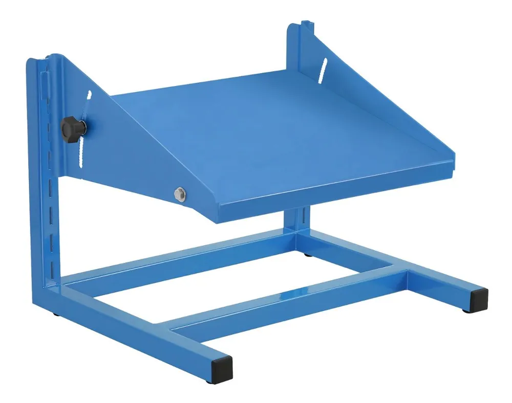 BUILT RIGHT Adjustable Powder Coated Footrest with Tilt, 12" x 15"