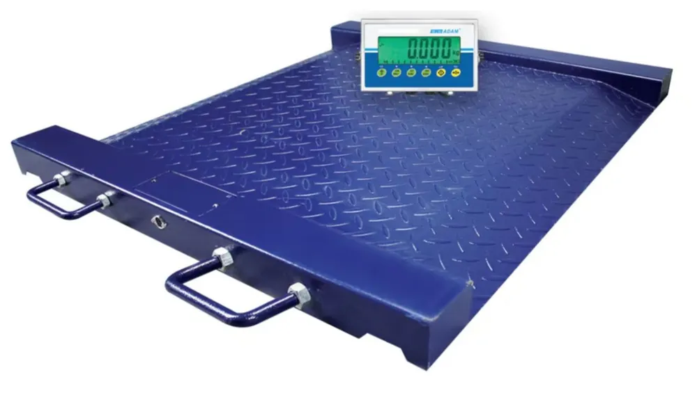 Adam Equipment PTM 500 Drum and Wheelchair Platform Scale with AE 403a Indicator, 1,100 lb. Capacity, 0.2 lb. (0.1kg) Readability