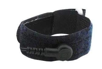 Botron Adjustable Hook & Loop Wrist Strap with 1/8" Snap