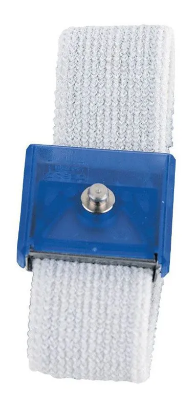 Desco Jewel® Adjustable Sapphire Elastic Wrist Strap with 4mm Snap